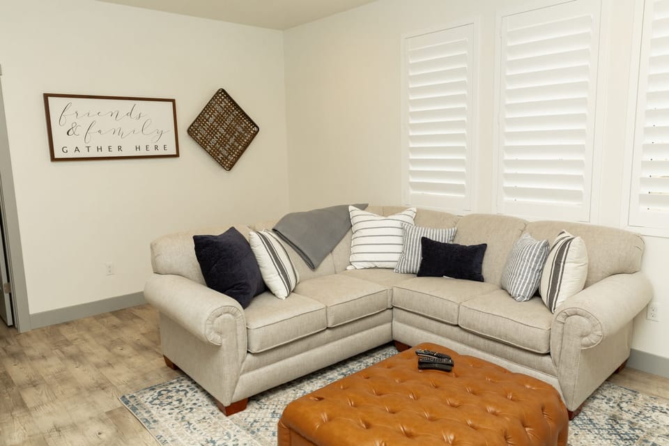 Upstairs living room area