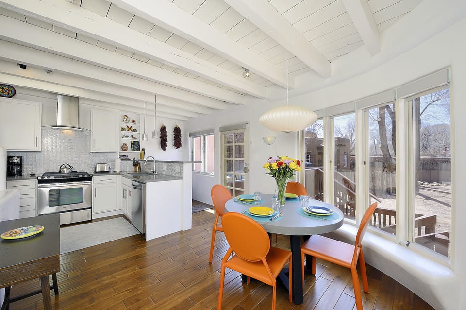 Open Kitchen - leading to patio deck with gas grill