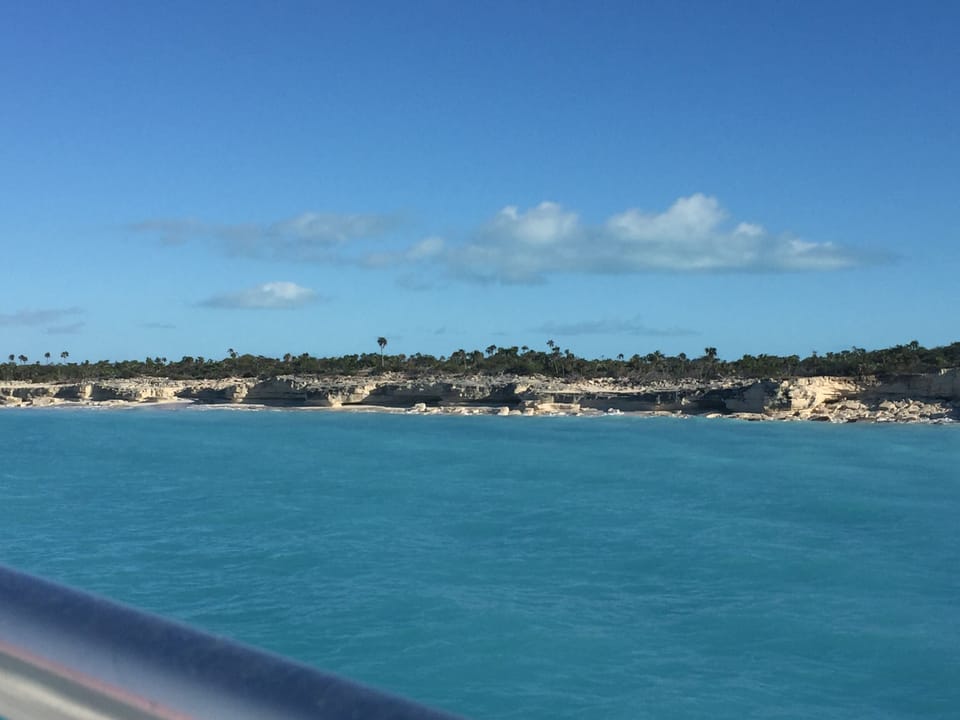 View of Beach from our sunset sail.