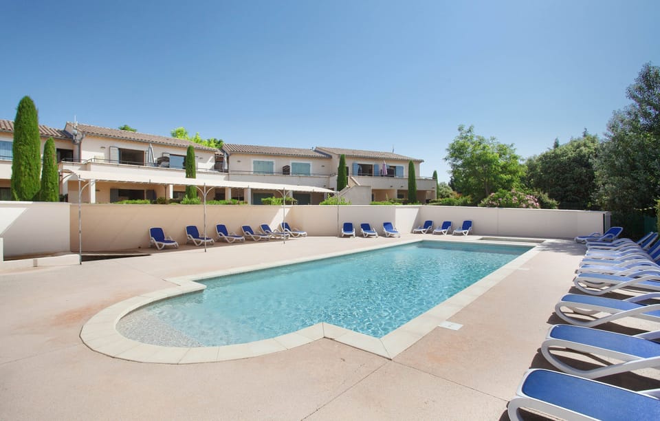 Take refreshing dip in the gorgeous outdoor pool.