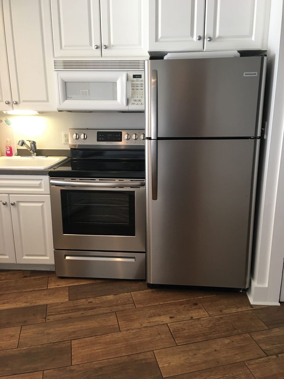 New refrigerator and stove and dishwasher (not pictured)