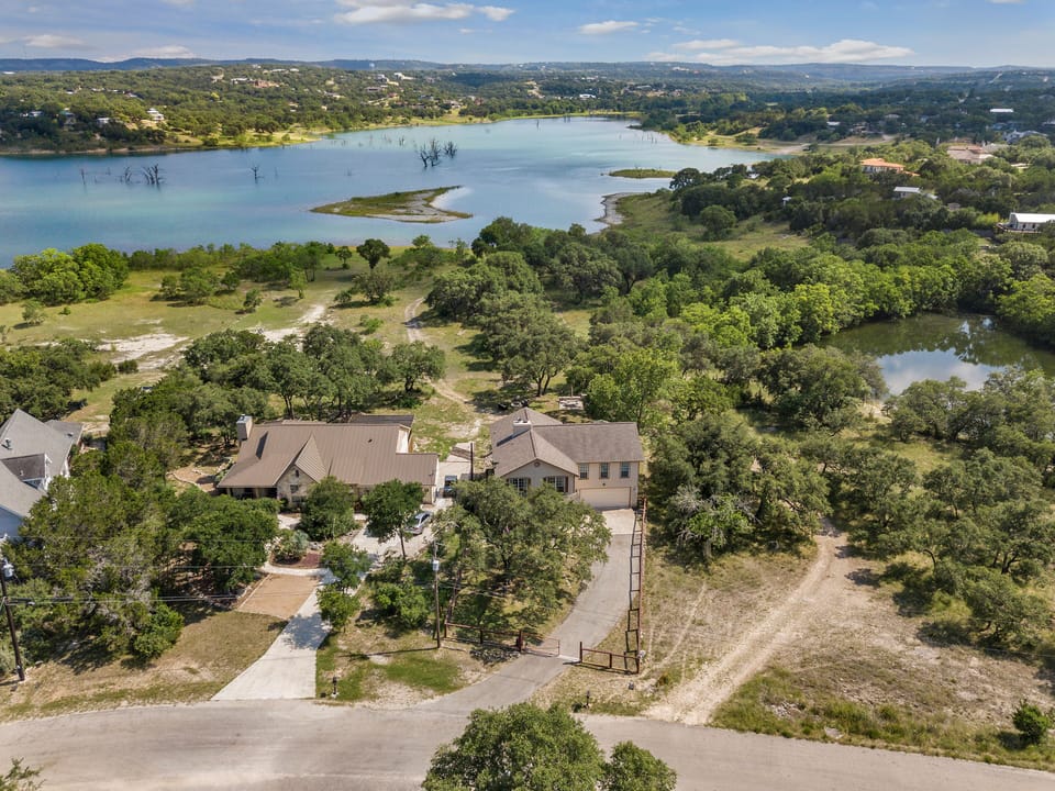 Aerial View - House on the right.