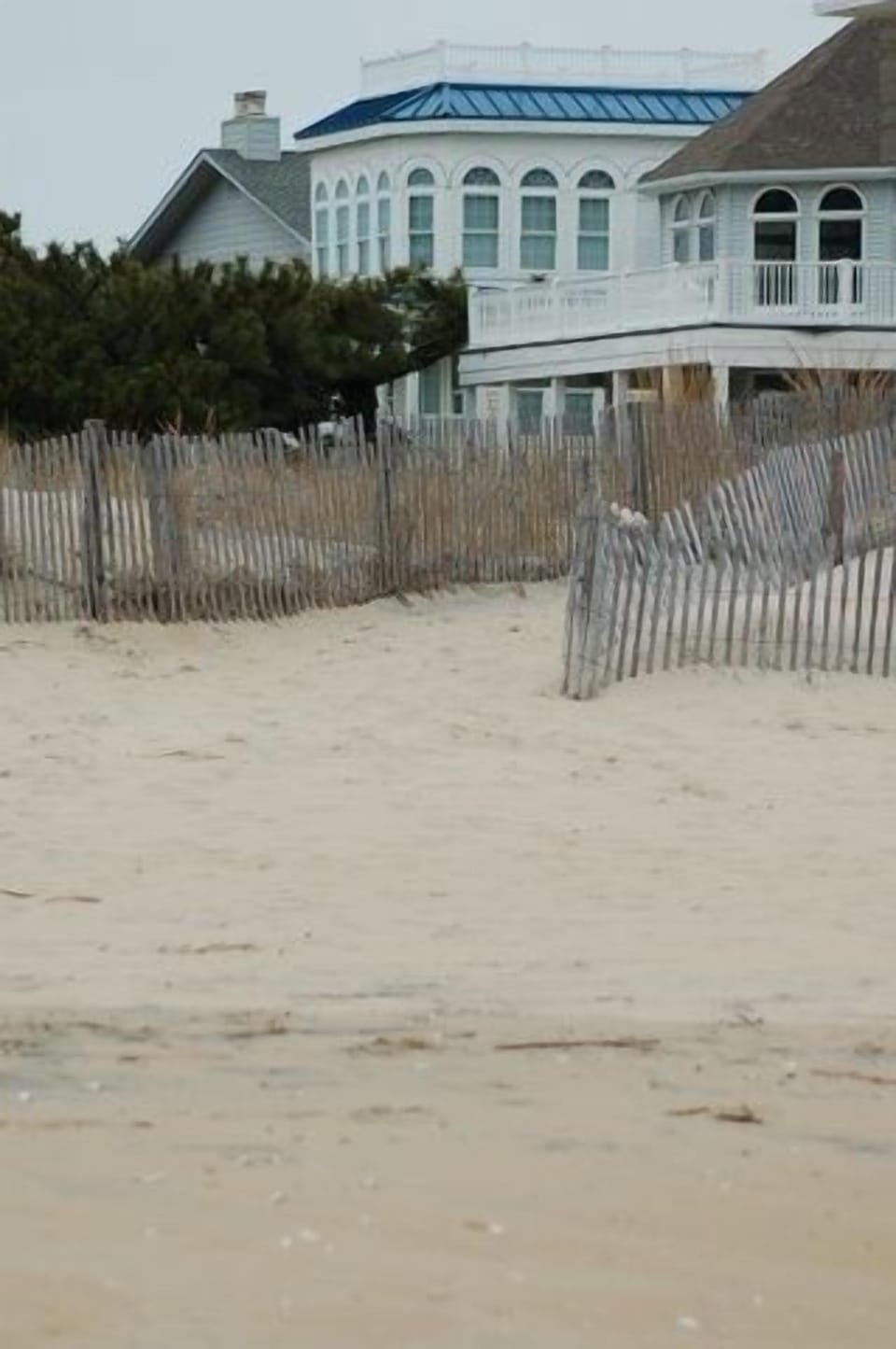 View from Beach to House