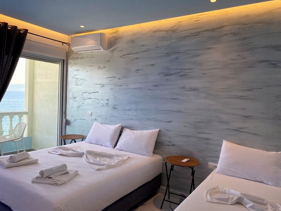 Double Room, Sea View | Premium bedding, desk, soundproofing, free WiFi