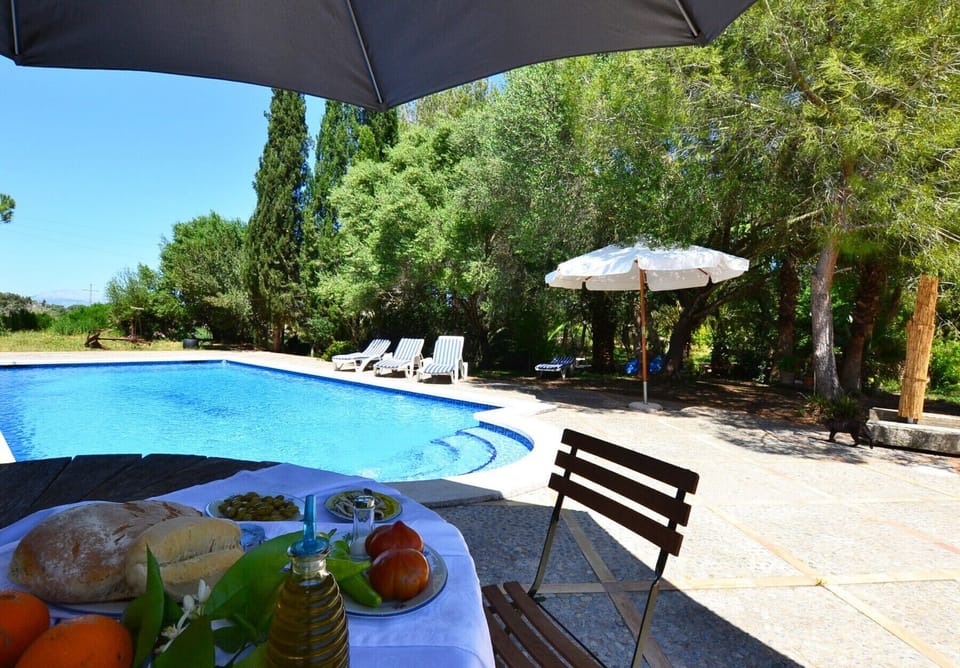 Terrace with pool