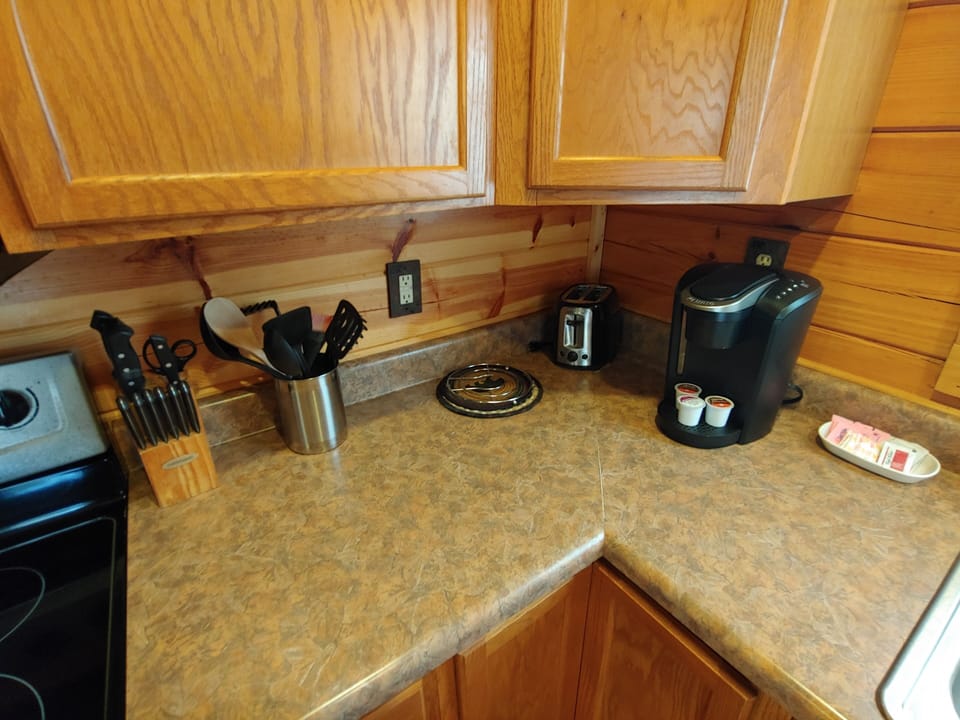 Our kitchen comes equipped with all kinds of accessories!