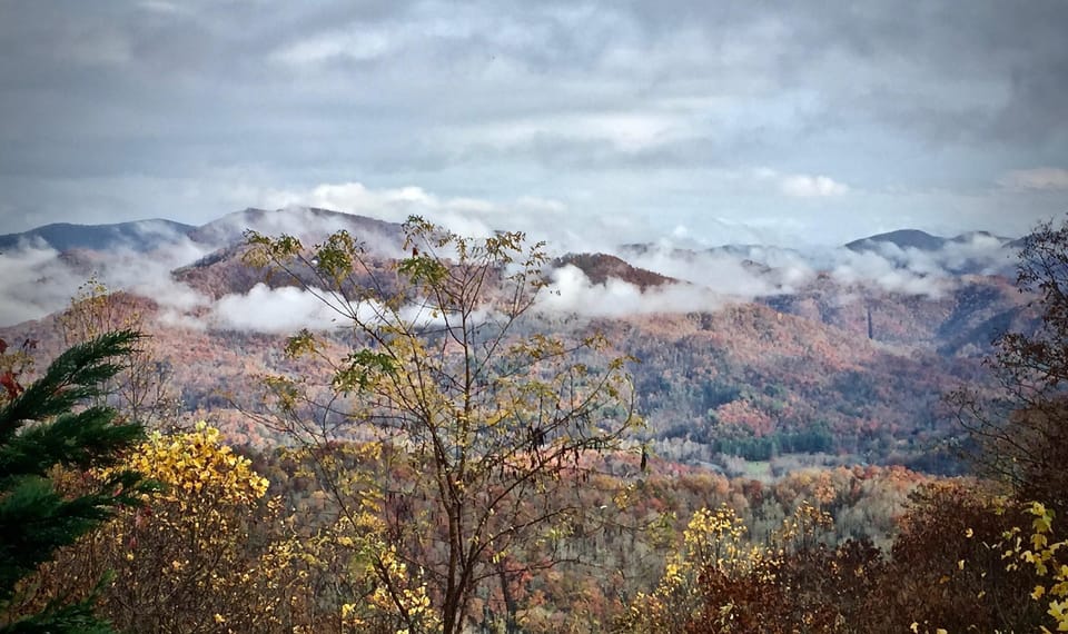 The views are always changing with the seasons, and the weather...