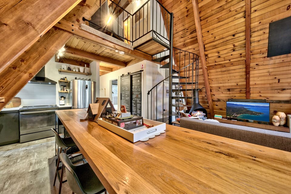 You'll love the warmth of exposed beams and modern comfort in this stunning open-plan retreat with loft living.
