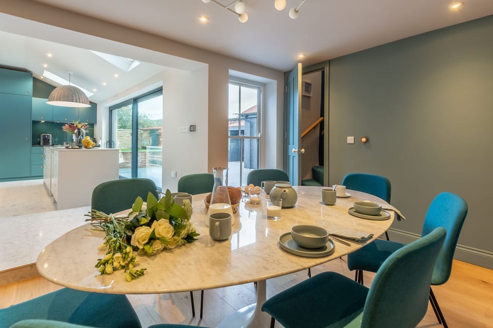 The Old Post Office, Wells-next-the-Sea: Dining area