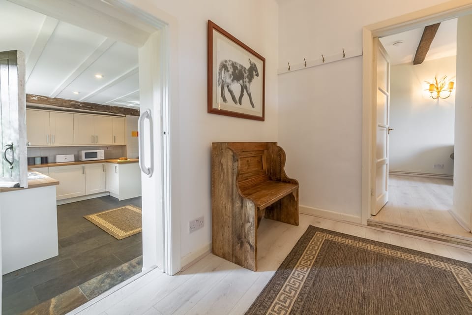 Ground floor: Looking through to kitchen and snug