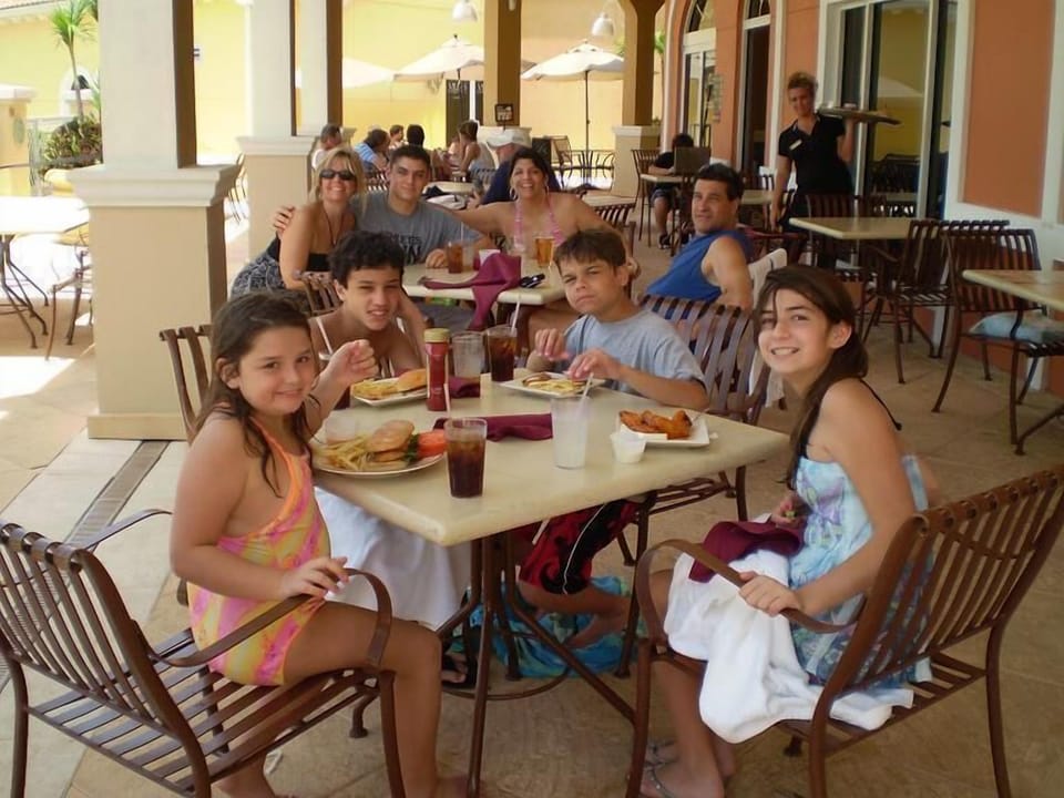 Family and Friends having a great lunch at the Regal Palms Resort