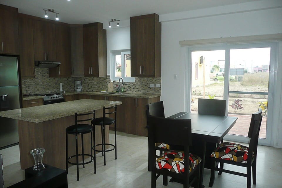 Family House, Multiple Beds, Ocean View | Private kitchen | Full-size fridge, microwave, oven, stovetop