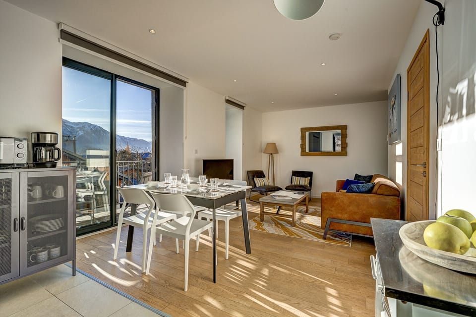 Open plan living area