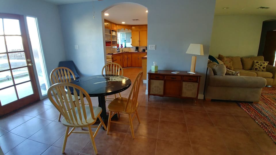 Dining Room (games stored in stereo console)