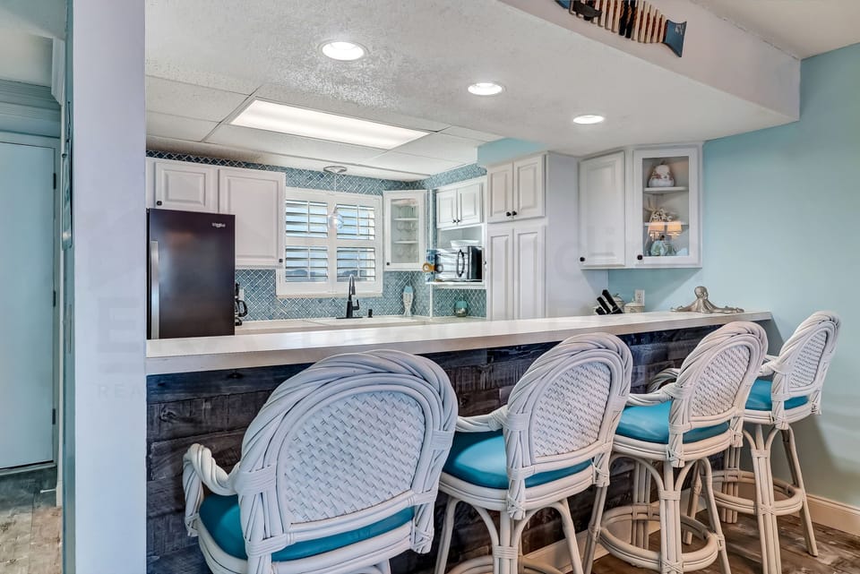 Kitchen with Ocean View