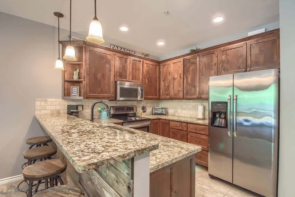 Beautiful marble counter tops!