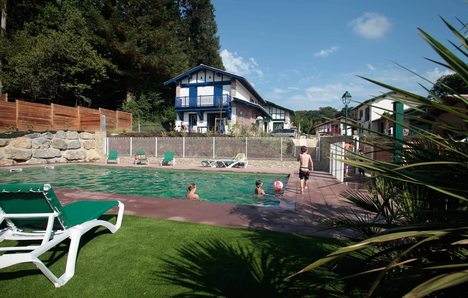 Get some sun in the outdoor pool.