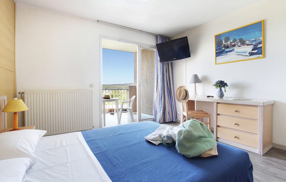 Open the door and step out onto your private balcony!