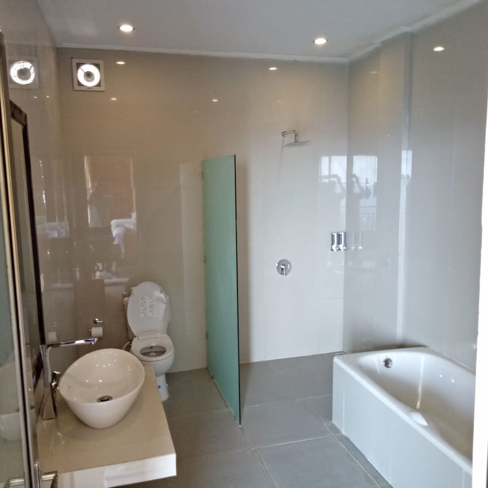 Family Room, Multiple Beds, Valley View | Bathroom | Free toiletries, hair dryer, bidet, towels