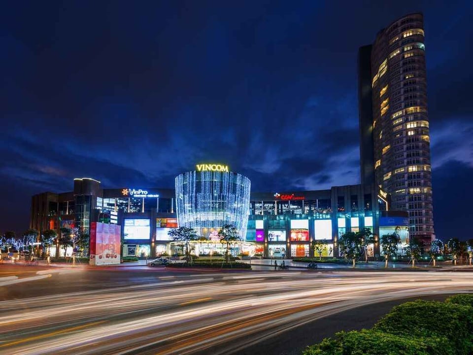 Vincom Plaza (850m from our house)