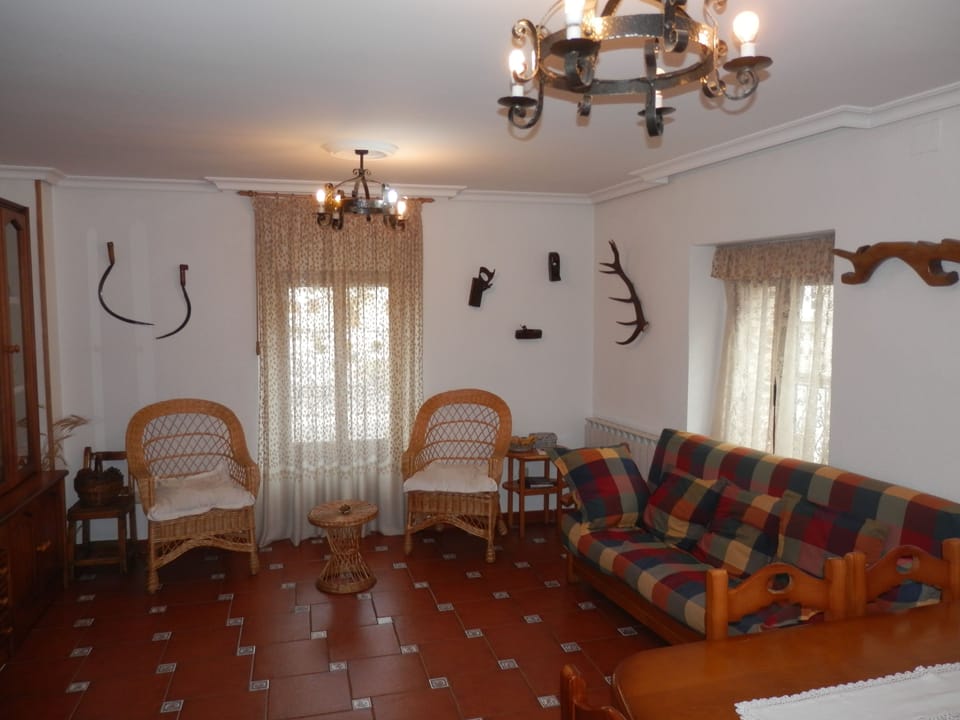 Family House, 3 Bedrooms | Living area | Flat-screen TV