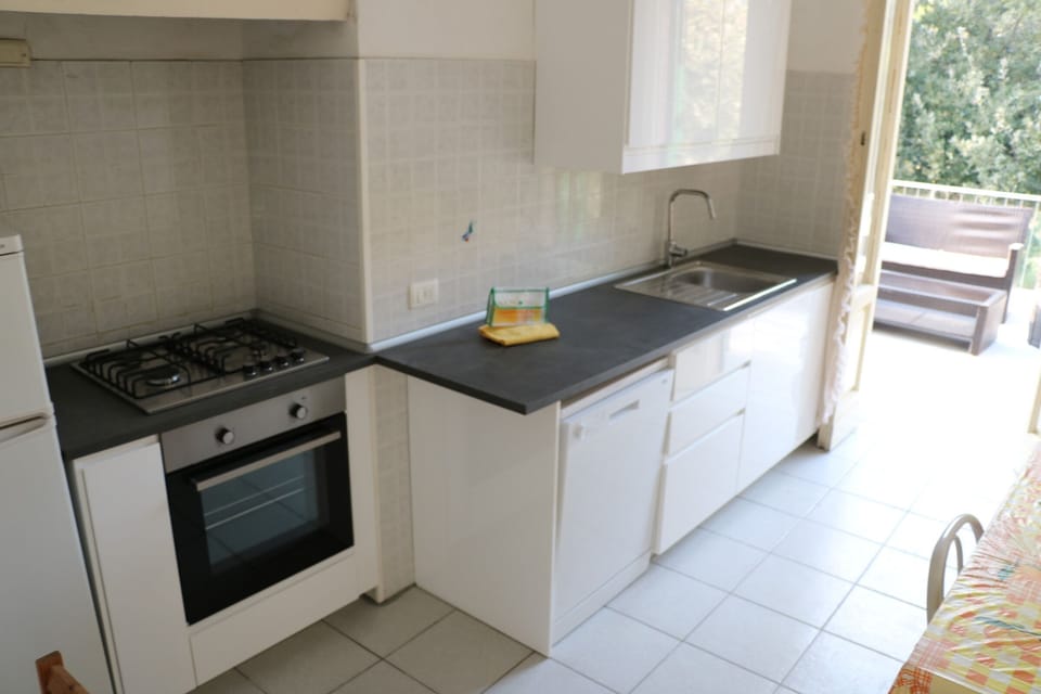 Kitchen and dining area