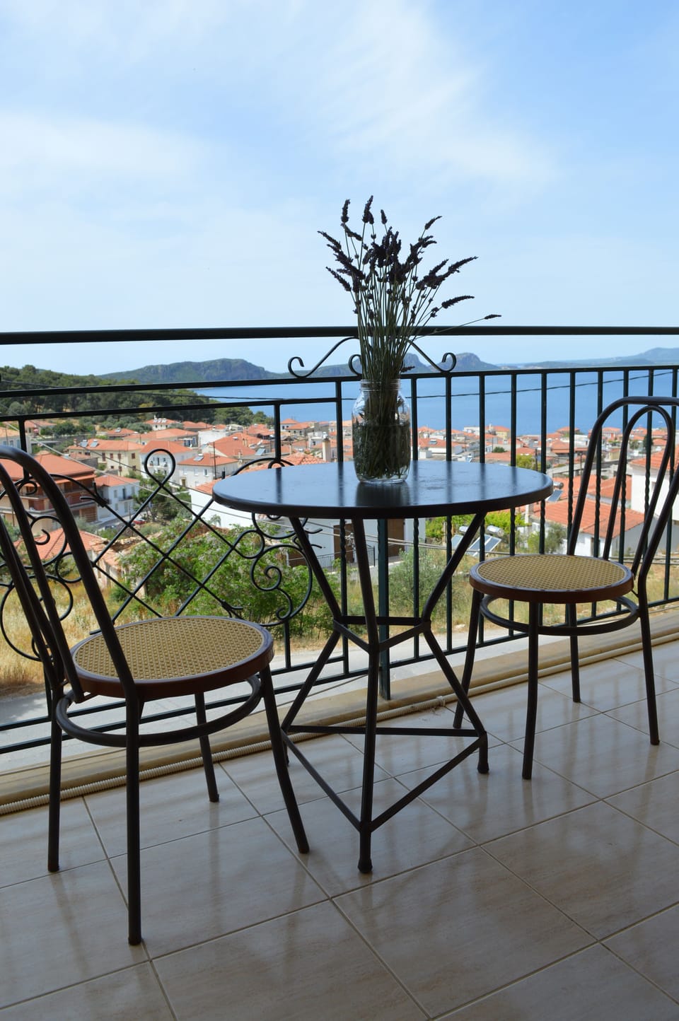 Panoramic Apartment, 1 Queen Bed with Sofa bed, Terrace, Sea View | Terrace/patio