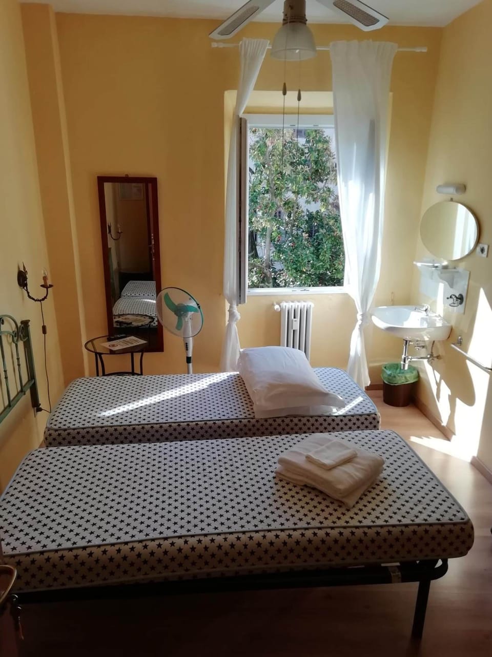 Select Comfort beds, iron/ironing board (on request), WiFi (free)