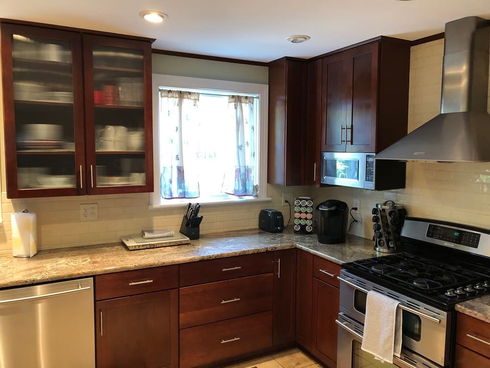 Gas stove & double oven
