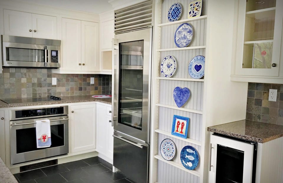 Newly renovated kitchen with modern stainless steel appliances.