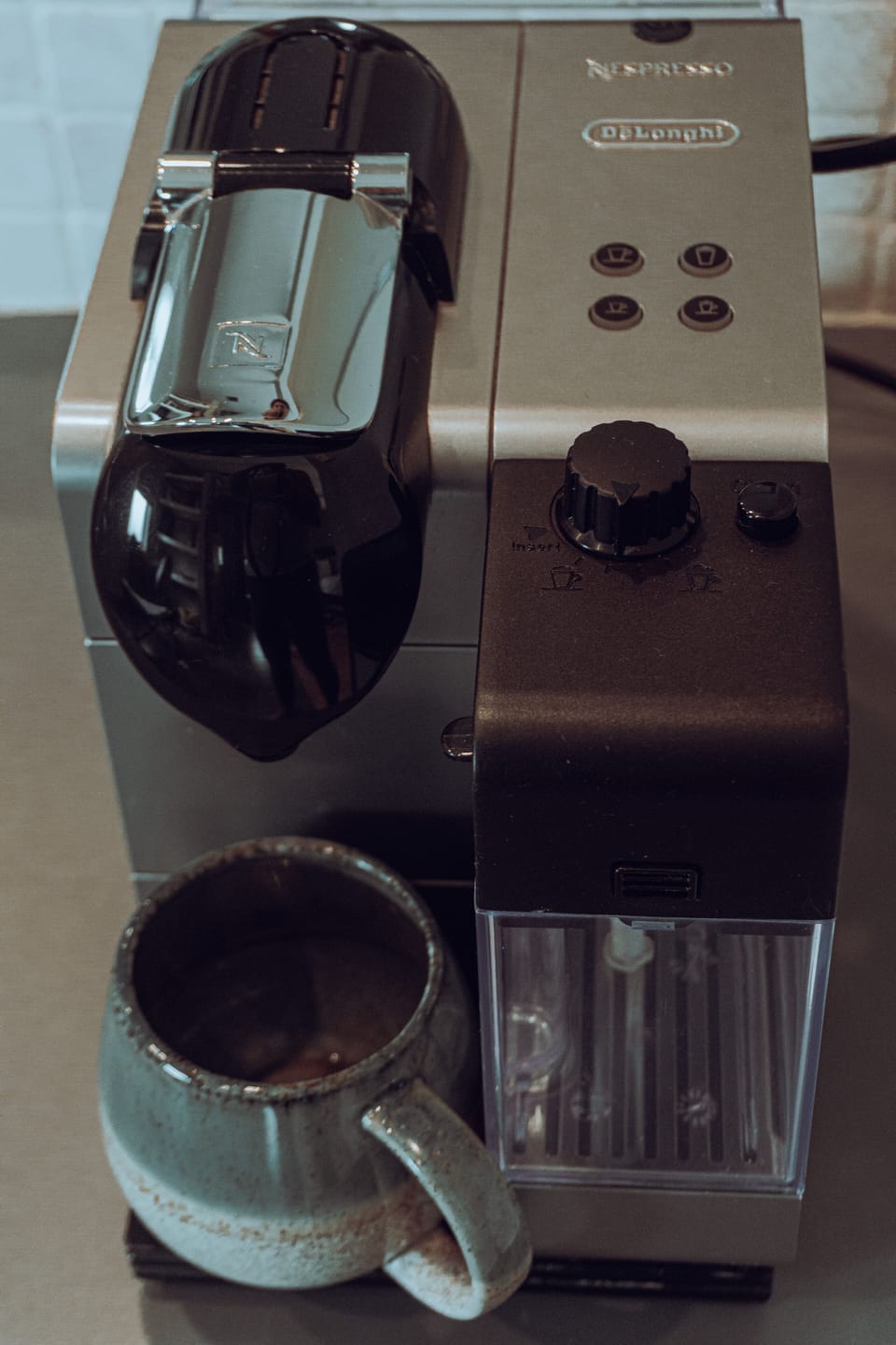 Nespresso coffee machine.