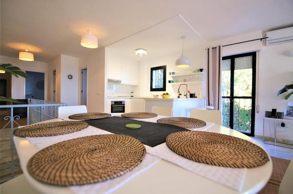 Open plan lounge, kitchen, diner with stunning sea views