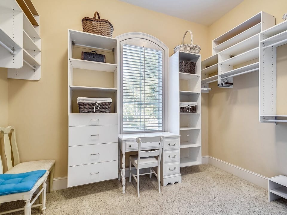 Master Walk-in Closet at 18 Heath Drive