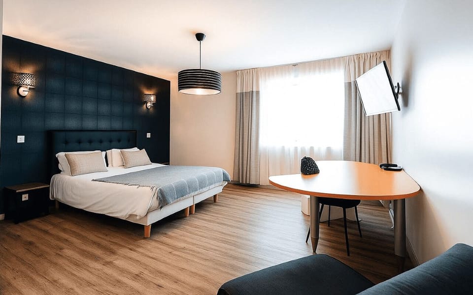 Premium bedding, memory foam beds, minibar, in-room safe
