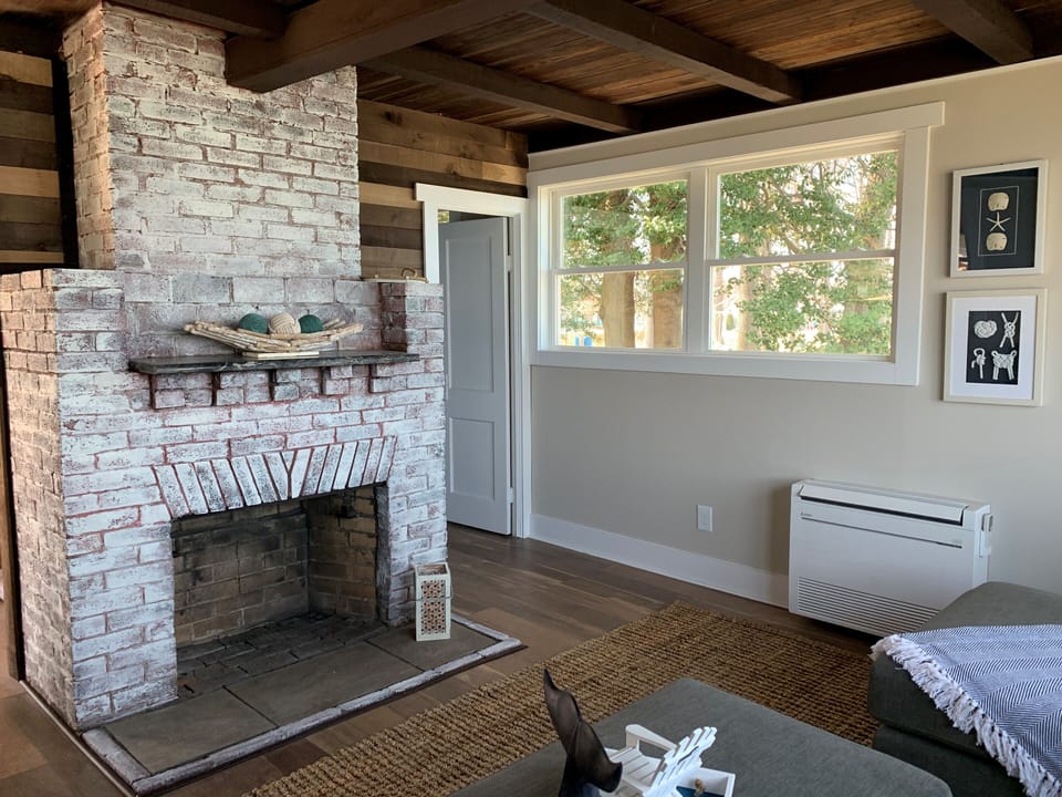 Brick Fireplace