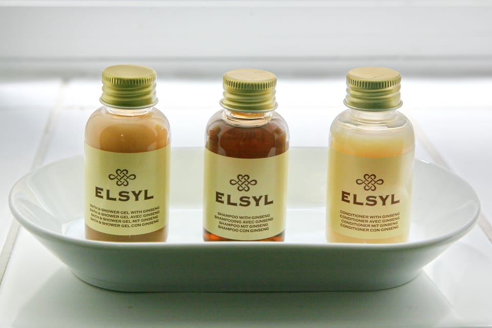 Complimentary toiletries