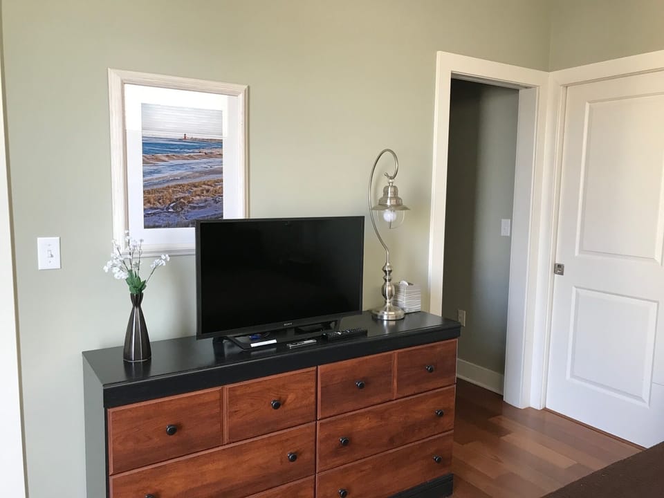 Master Bedroom Smart TV for Streaming your favorites
