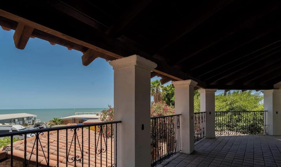 Step onto the second floor patio at Casa Habana in San Felipe BC — ocean views and fresh sea breezes.