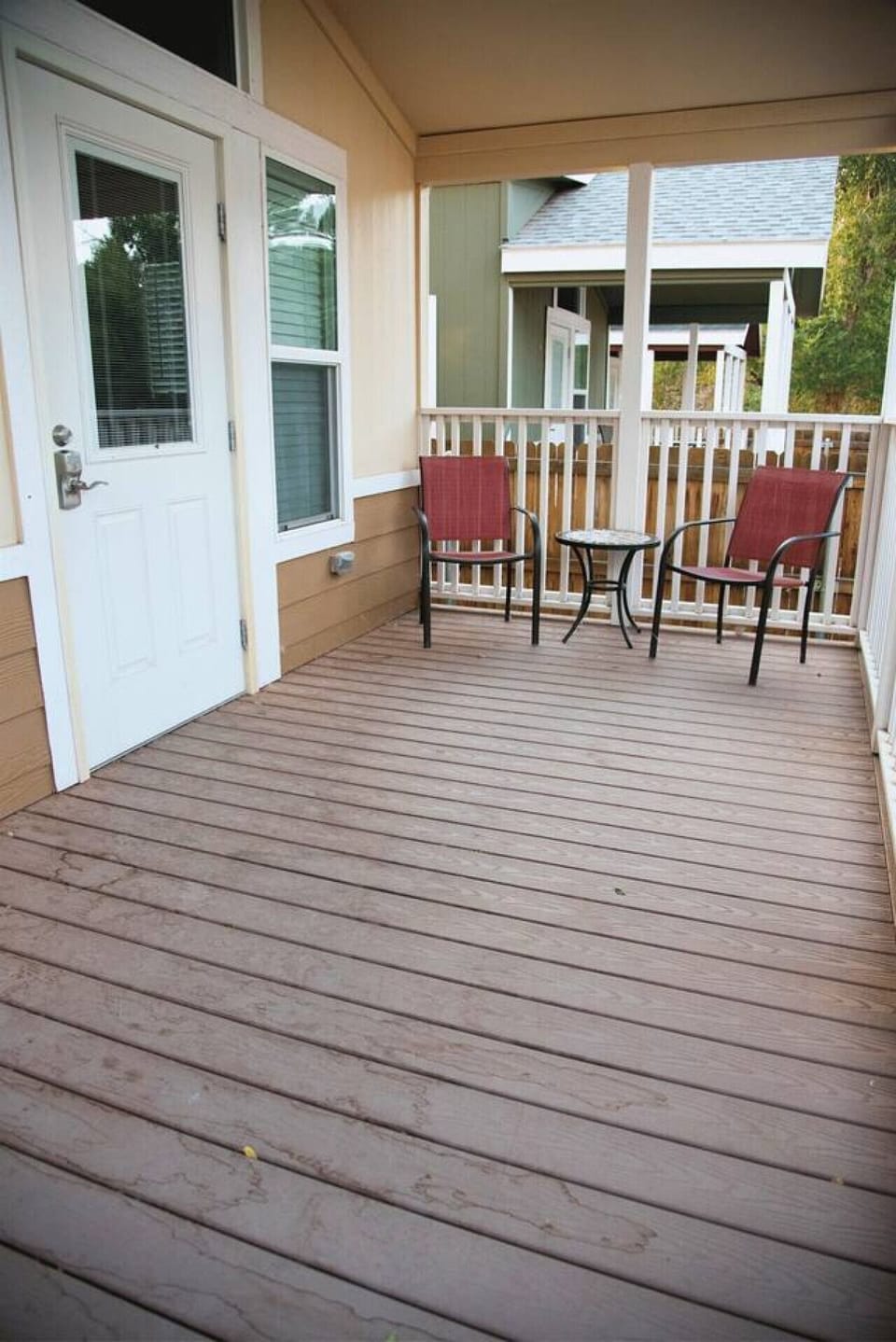 Patio seating area