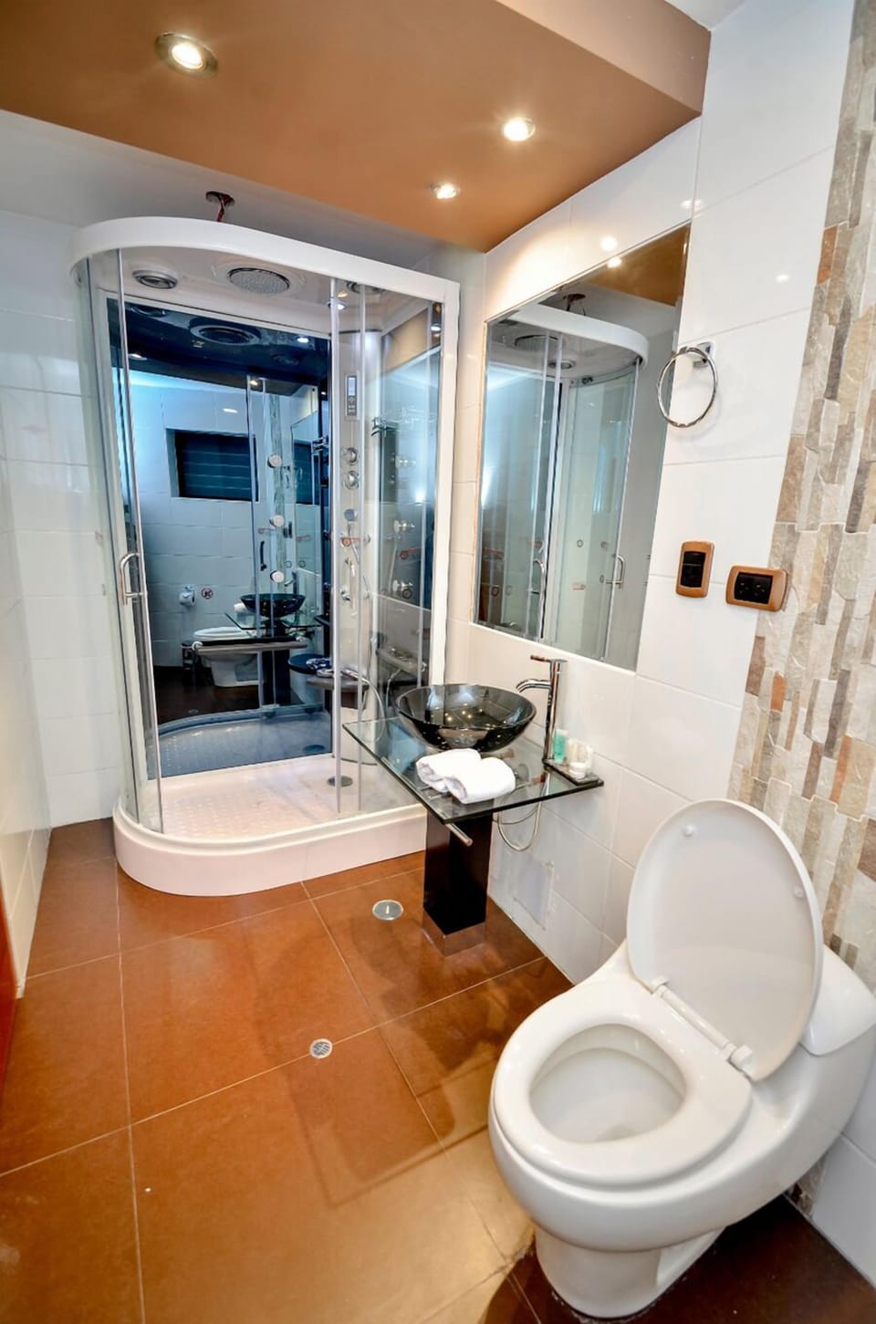 Exclusive Suite, Jetted Tub | Bathroom shower