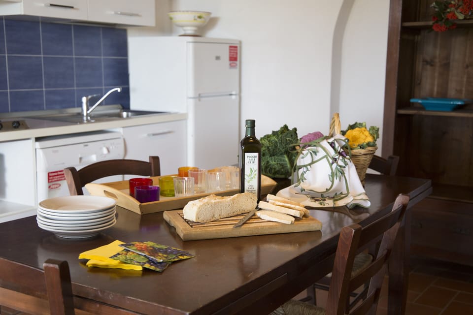 Apartment, 1 Bedroom (Blu) | Private kitchen | Full-size fridge, microwave, stovetop, dishwasher