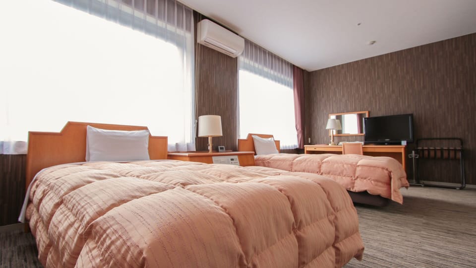 Standard Twin Room(Barrier Free) - Indoor Bath - Non-Smoking | Bed sheets