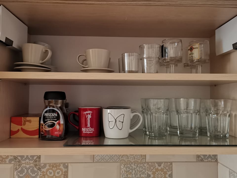 Apartment 2 Persons | Private kitchen | Fridge, stovetop, coffee/tea maker, electric kettle