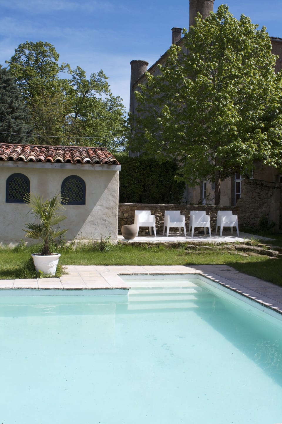 The pool in the cloister