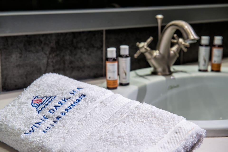 Exclusive Villa, 4 Bedrooms | Bathroom amenities | Rainfall showerhead, designer toiletries, hair dryer, bathrobes