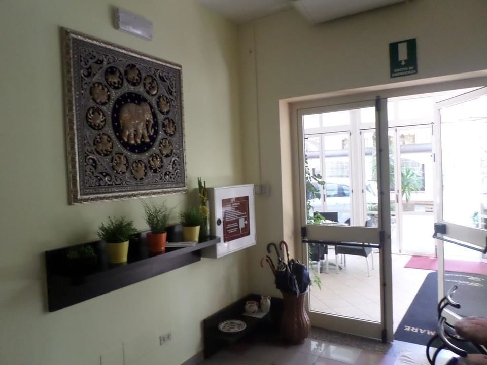 Interior entrance