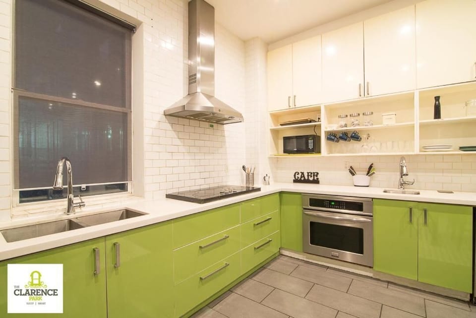 Shared fridge, microwave