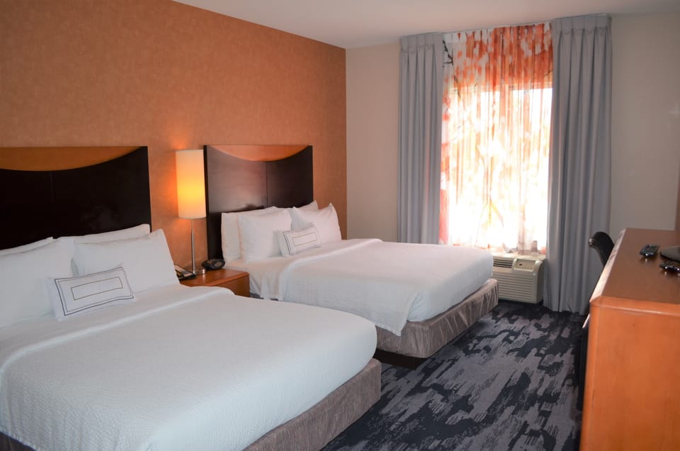 Room, 2 Queen Beds | Premium bedding, pillowtop beds, desk, laptop workspace