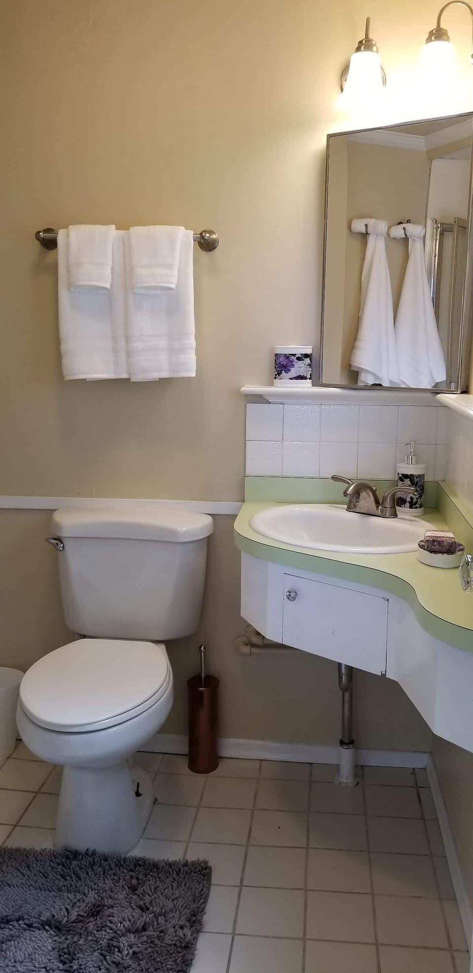 Bathroom Sink and Toilet