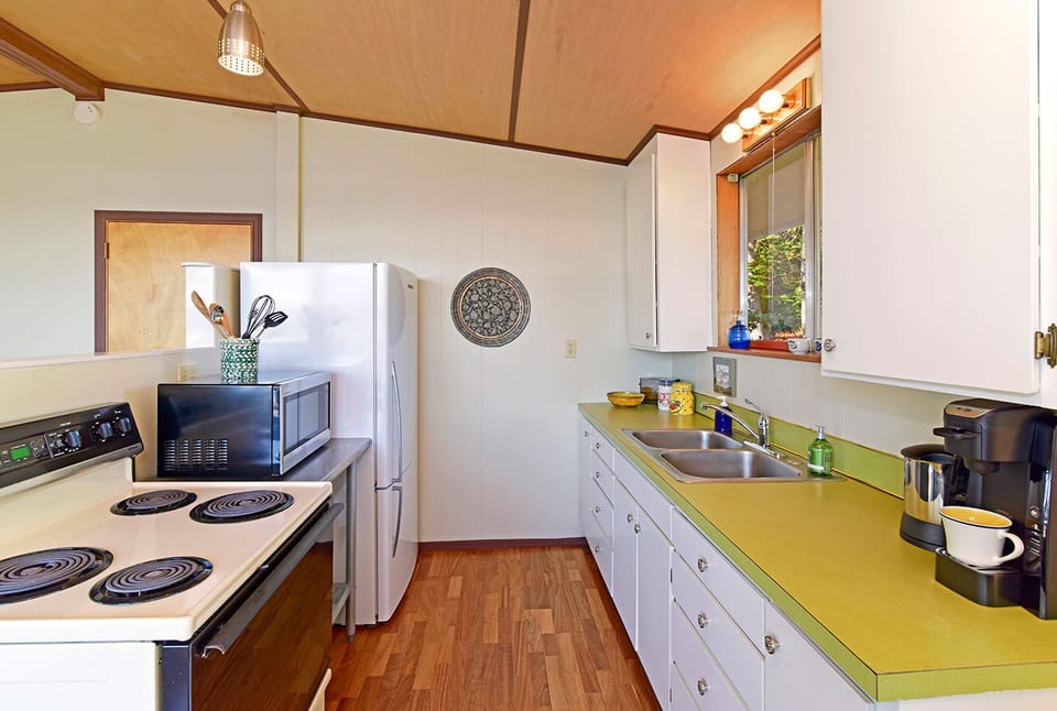 Prepare your seafood bounty in your galley kitchen.